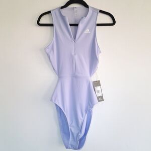 Adidas bodysuit purple size M